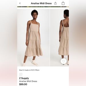 Z Supply Annalise Midi Dress